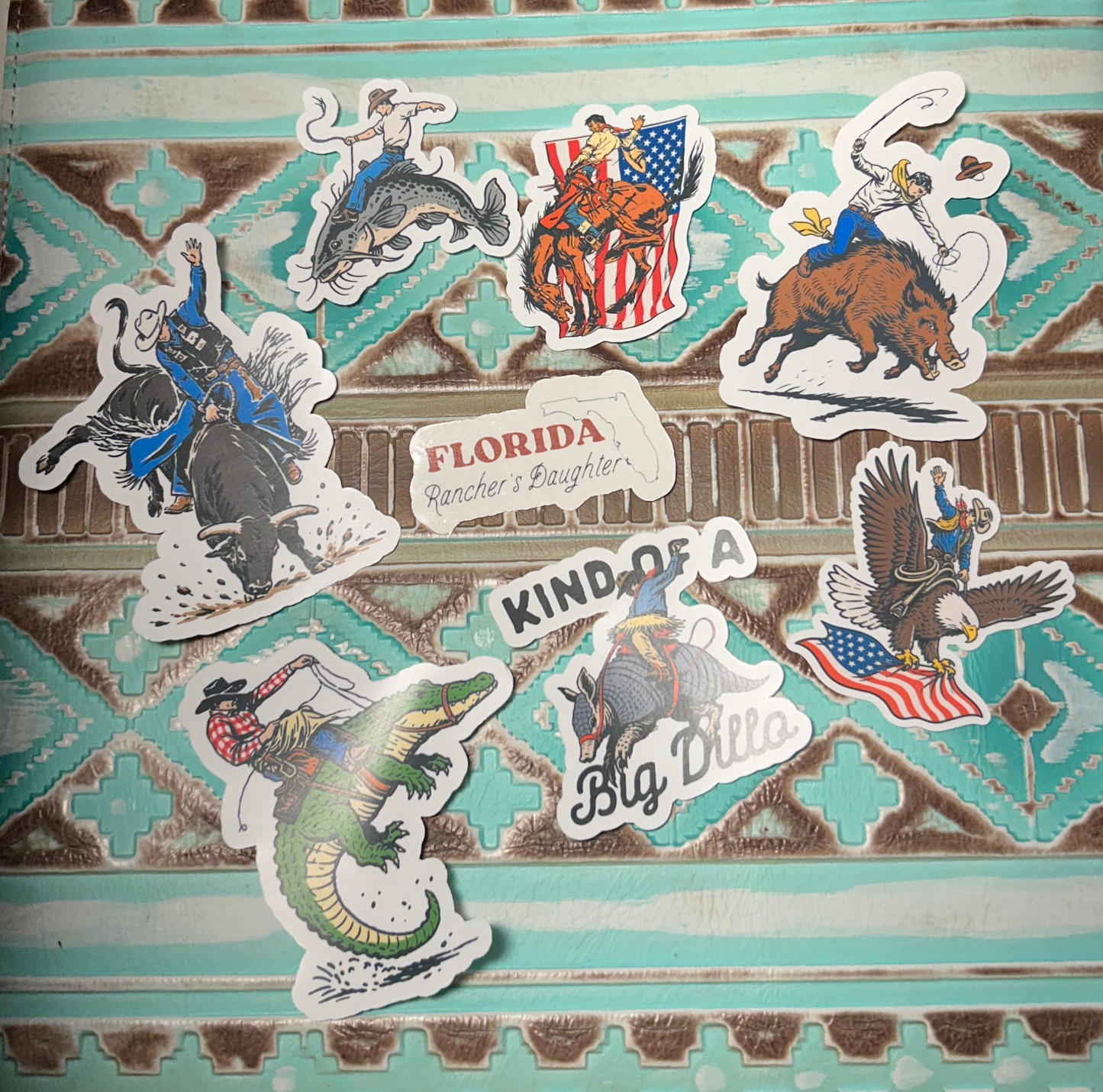 The Wild Ride 8-Pack Vinyl Sticker Set
