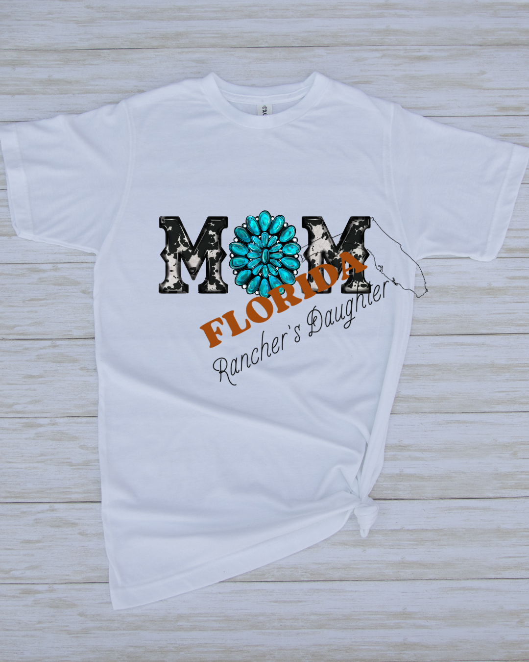Western "MOM" Graphic Tee