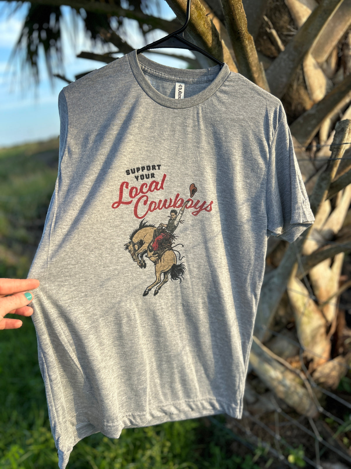 "Support Local Cowboys" Graphic Tee