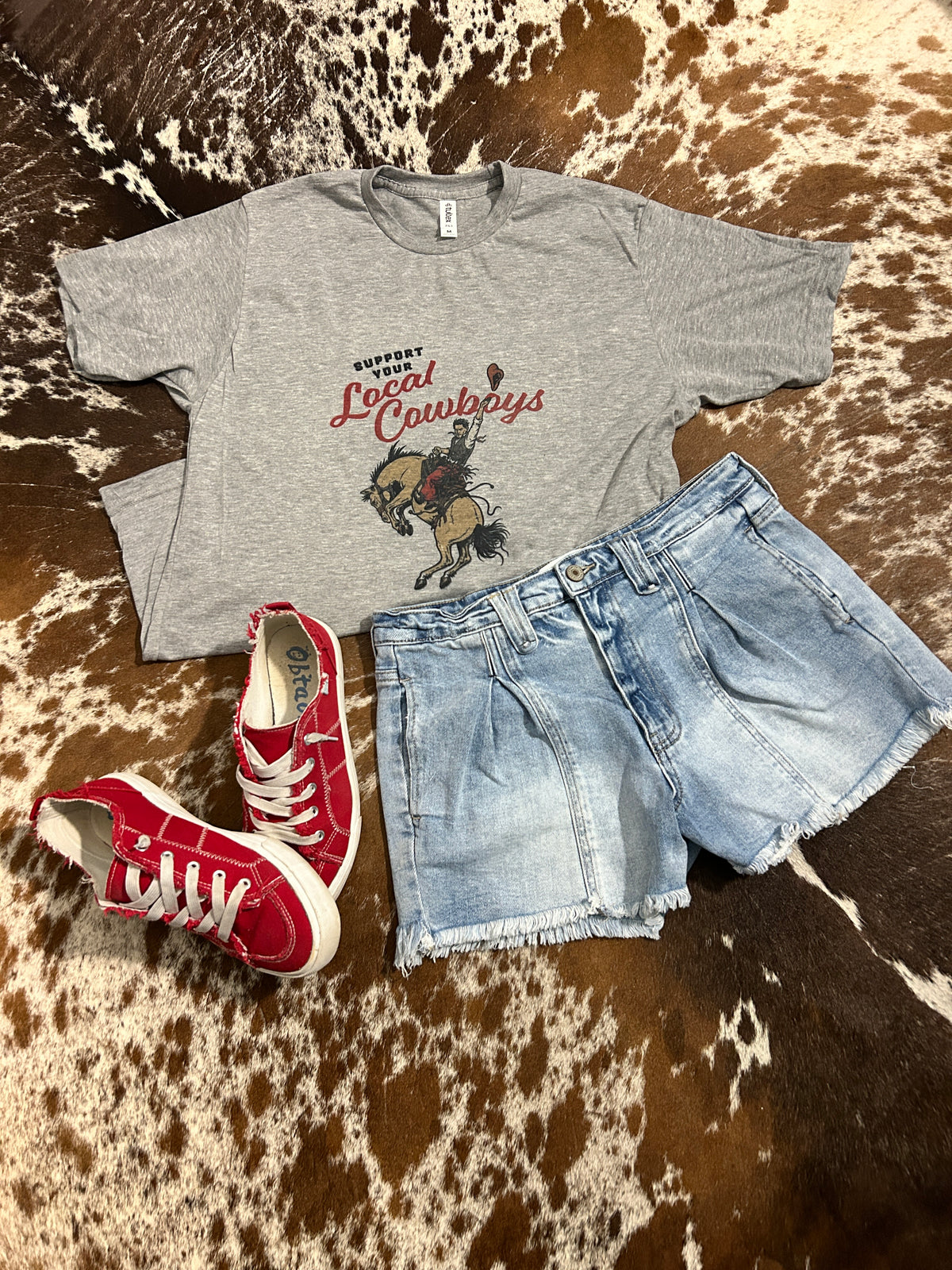 "Support Local Cowboys" Graphic Tee