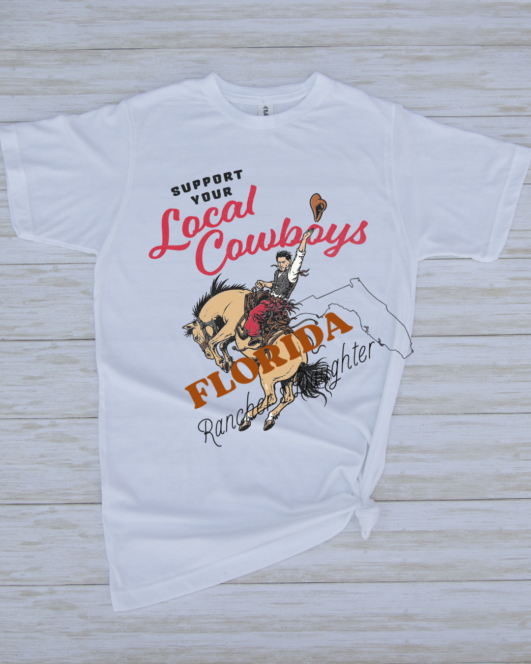 "Support Local Cowboys" Graphic Tee